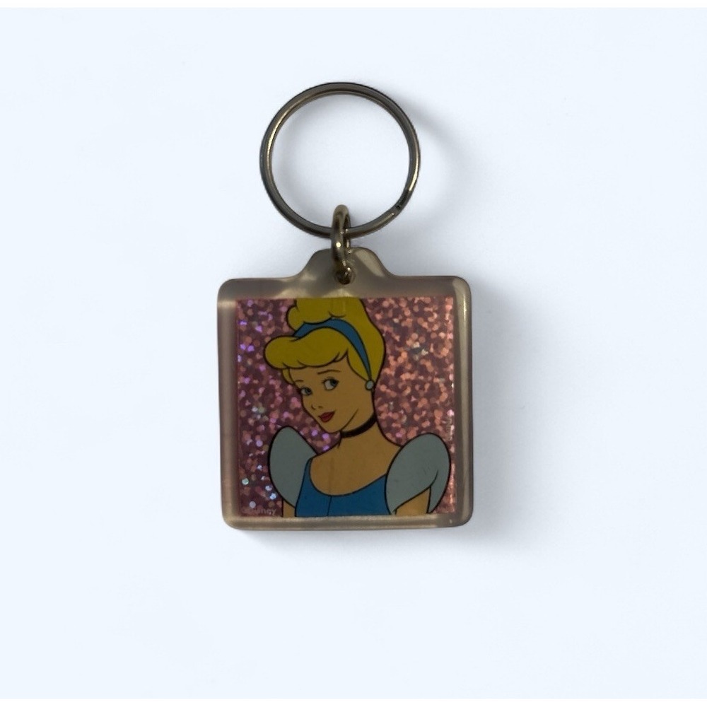 Disney Cinderella Princess Resin Keychain vintage Y2K